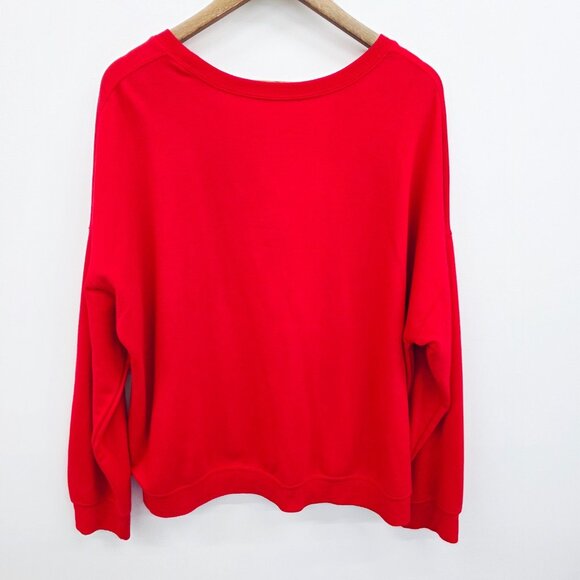 Coca Cola 2XL Red Graphic Crewneck Sweatshirt Logo Pullover Casual Streetwear - Picture 4 of 13